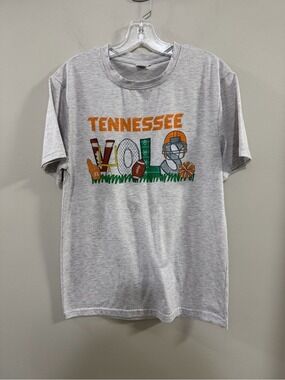 Women's Tennessee Volunteers Football Themed Graphic Short Sleeve Tee. Size M